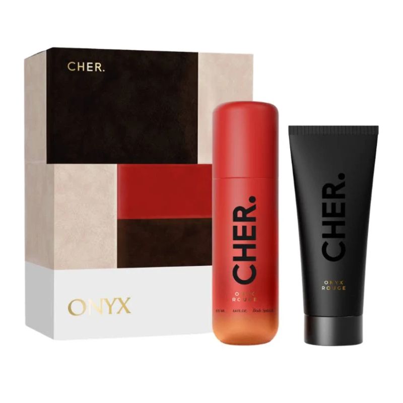 CHER COFRE ONYX ROUGE BODYS PLASH X 135 ML. Y CREMA